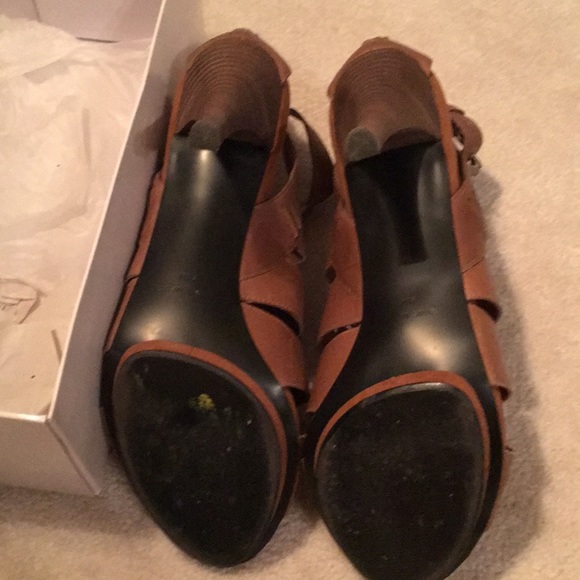 Nine West open toe booties size 9.5 - Picture 4 of 7